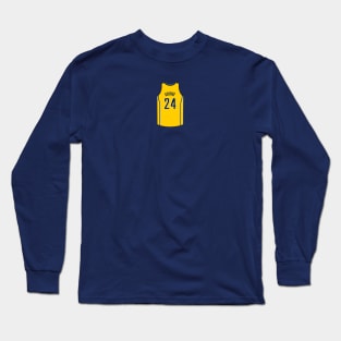 Paul George Indiana Jersey Qiangy Long Sleeve T-Shirt